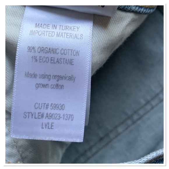 Agolde Lyle Low Rise Slim Low Stretch Jeans Blue 29 - Picture 7 of 11